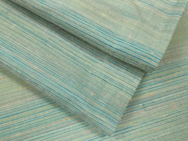 平和屋着物▽上質な紬 単衣 霞文 正絹 逸品 CAAV9459ze