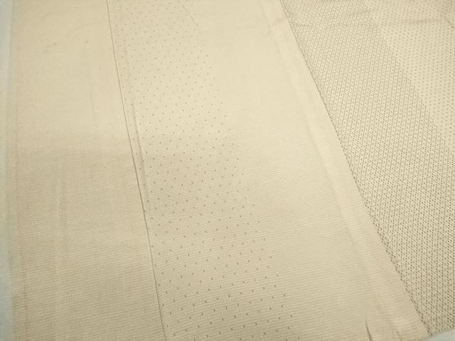 平和屋着物▽本塩沢 単衣 絣間道 正絹 逸品 CAAV9469ze