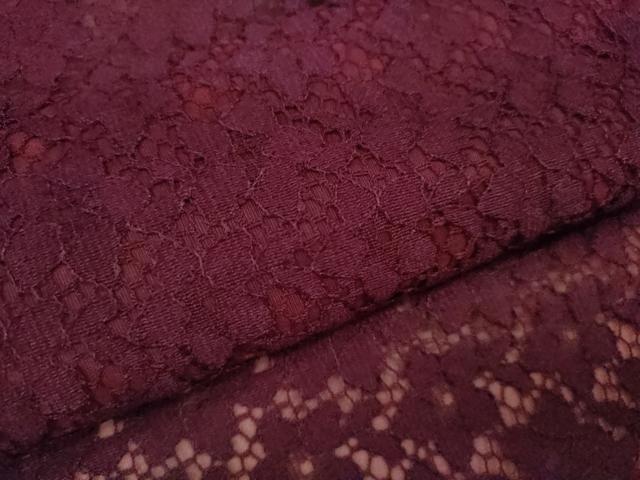 平和屋着物▽羽織 スリーシーズン 春夏秋 塵除け 総レース 花尽し 葡萄茶色 CAAV9491ze