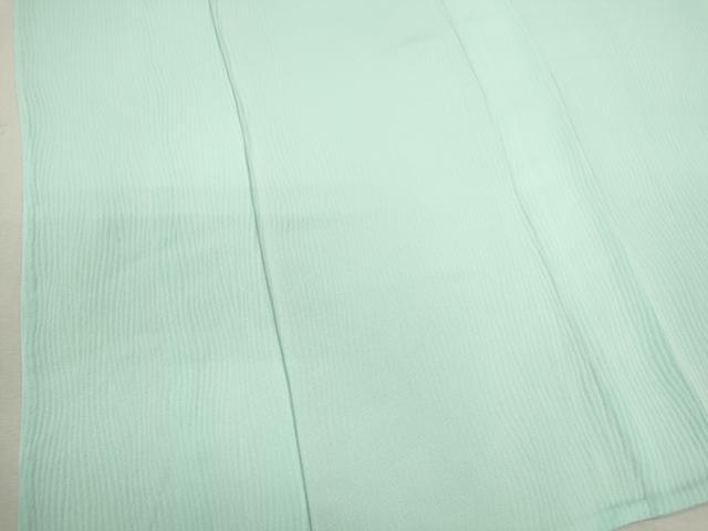 平和屋着物▽上質な色無地 単衣 伊と幸 裏葉柳色 正絹 逸品 CAAV9511ze