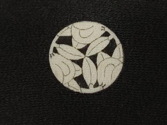 平和屋着物■豪華黒留袖 松葉唐草文 暈し染め 金銀彩 正絹 逸品 CAAW0123ev