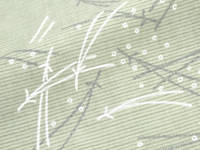 平和屋着物∴夏物 浴衣・小紋兼用 綿絽 松葉散らし 綿 逸品 CAAW0915ng