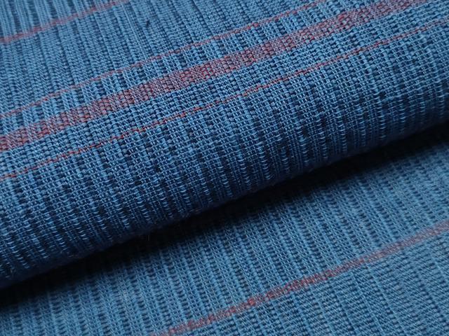 平和屋着物∴夏物 阿波しじら織 浴衣 横段文 綿 逸品 CAAW1102ng