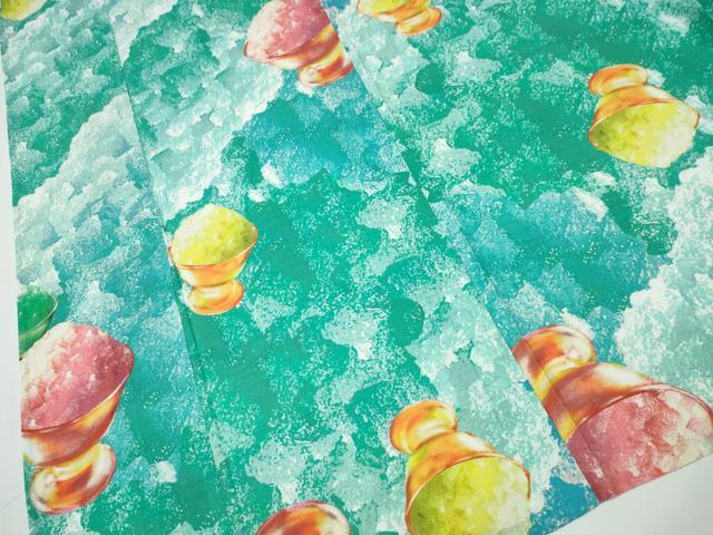 平和屋着物∴夏物 浴衣 かき氷 綿 逸品 CAAW1108ng