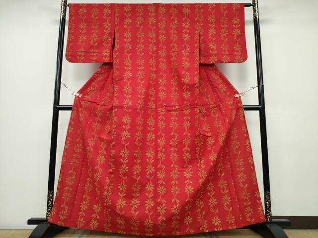 平和屋着物∴夏物 浴衣 花間道 綿 逸品 CAAW1167ng