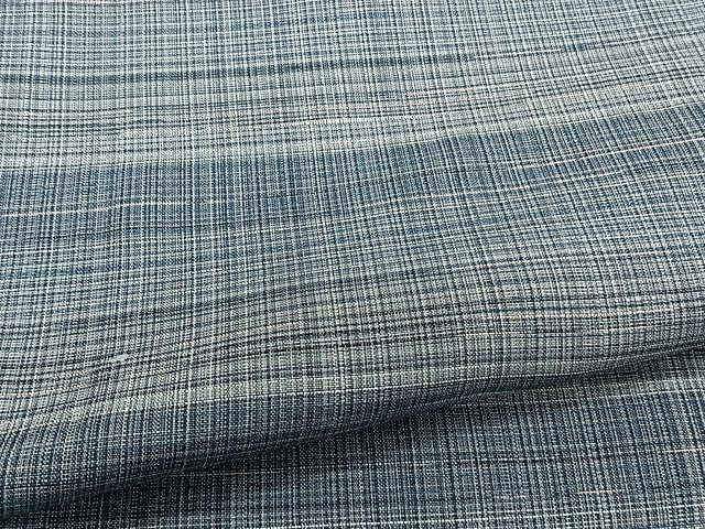 平和屋着物▽上質な紬 単衣 霞文 正絹 逸品 CAAW1218xi