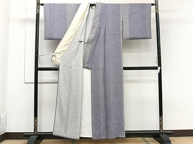 平和屋着物▽江戸小紋 単衣 吉祥間道 正絹 逸品 CAAW1230xi
