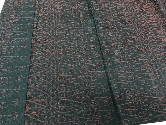 平和屋着物▽上質な紬 単衣 吉祥文 正絹 逸品 CAAW1249xi