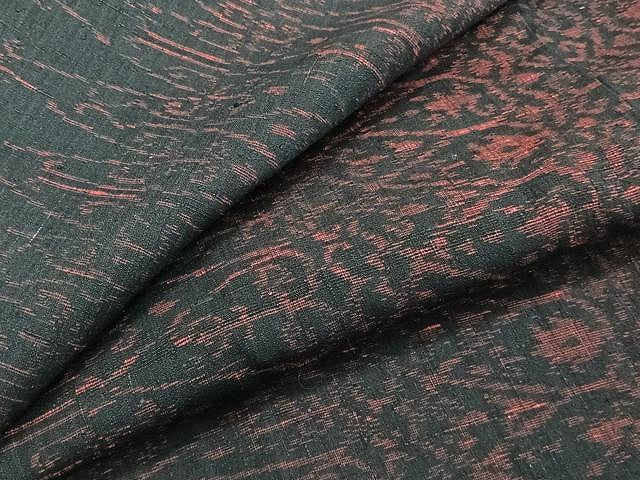 平和屋着物▽上質な紬 単衣 吉祥文 正絹 逸品 CAAW1249xi