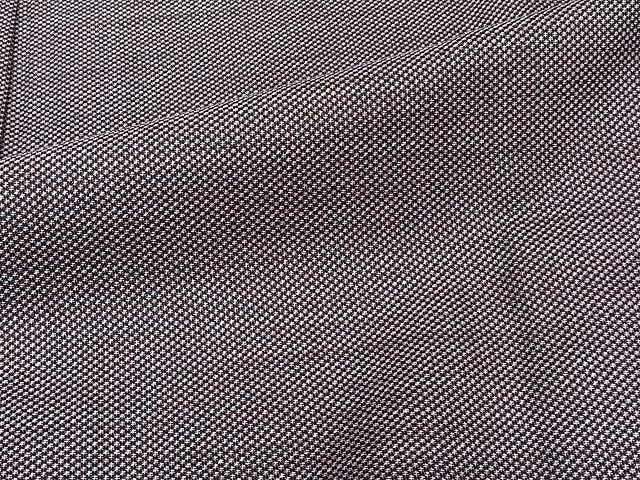平和屋着物▽上質な紬 単衣 十字絣 正絹 逸品 未使用 CAAW1266xi