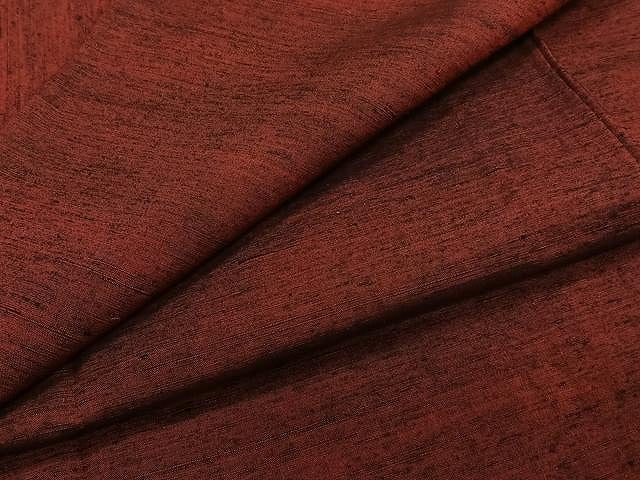 平和屋着物▽上質な紬 単衣 霞文 正絹 逸品 CAAW1341xi