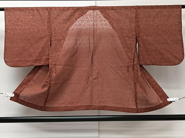 平和屋着物▽スリーシーズン 春夏秋 塵除け 羽織 紗 草花文 正絹 逸品 CAAW1349xi