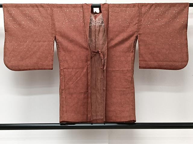 平和屋着物▽スリーシーズン 春夏秋 塵除け 羽織 紗 草花文 正絹 逸品 CAAW1349xi