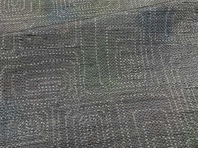平和屋着物▽上質な紬 単衣 幾何学文 正絹 逸品 CAAW1358xi
