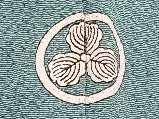 平和屋着物▽ファッションデザイナー 花井幸子 色無地 単衣 白群色 正絹 逸品 CAAW1561xi