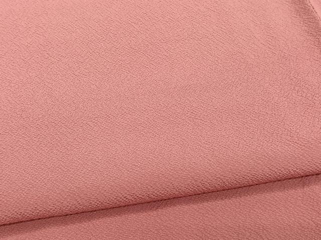 平和屋着物▽上質な色無地 単衣 真朱色 正絹 逸品 CAAW1562xi