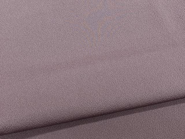 平和屋着物▽上質な色無地 単衣 滅紫色 正絹 逸品 CAAW1563xi