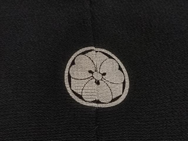 平和屋着物■豪華黒留袖 駒刺繍 地紙梅松文 金彩 正絹 逸品 CAAW2017ua
