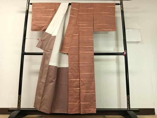 平和屋着物■上質な紬 光琳水 正絹 逸品 CAAW2052ua
