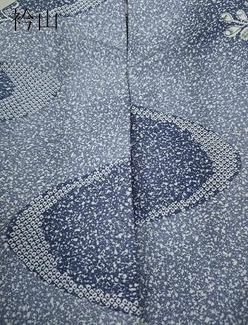 平和屋着物▽小紋 単衣 辻が花 洗える着物 CAAW2805ut