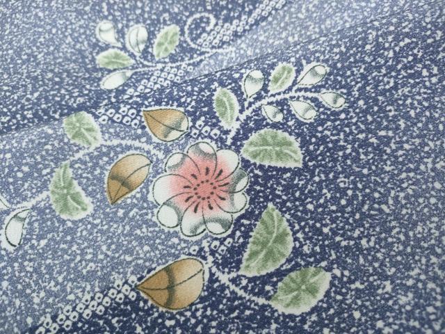 平和屋着物▽小紋 単衣 辻が花 洗える着物 CAAW2805ut