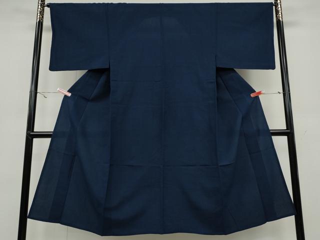 平和屋着物▽男性 本塩沢 単衣 霞文 正絹 逸品 CAAW2815ut
