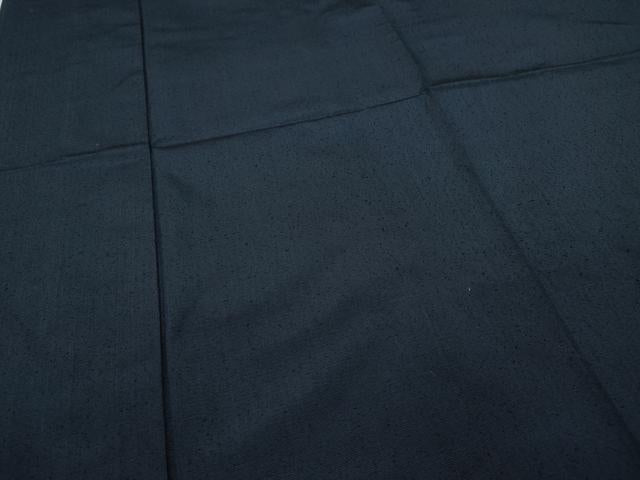 平和屋着物▽男性 本場大島紬 薩摩結城 単衣 留紺色 正絹 逸品 CAAW2830ut