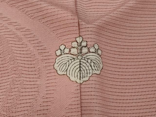 平和屋着物*夏物 色無地 絽 立波文 虹色 正絹 逸品 CAAW2930ut