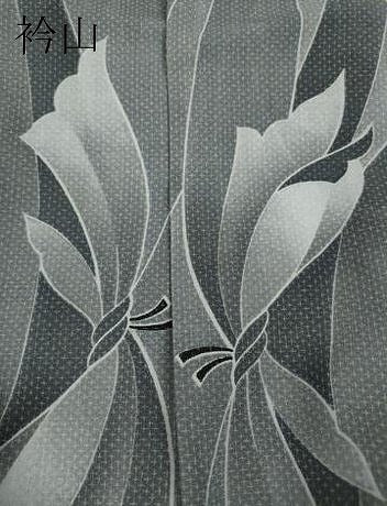 平和屋着物*夏物 小紋 紗 束ね熨斗文 やまと誂製 洗える着物 CAAW3147ut