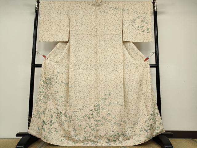 平和屋着物●訪問着 枝花文 金彩 正絹 逸品 CAAW3171ut