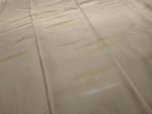 平和屋着物●訪問着 紬地 霞文 金銀彩 正絹 逸品 CAAW3180ut