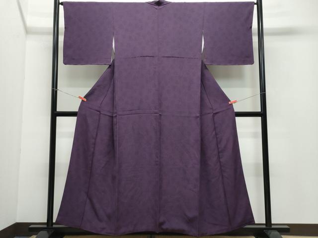 平和屋着物●江戸小紋 大仏唐草文 正絹 逸品 未使用 CAAW3643vf