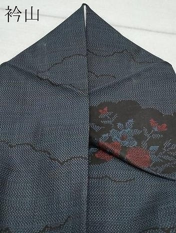平和屋着物●本場大島紬 9マルキ 雲取り草花文 正絹 逸品 CAAW3656vf