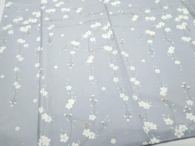 平和屋着物●上質な小紋 枝桜文 やまと誂製 正絹 逸品 CAAW3695vf