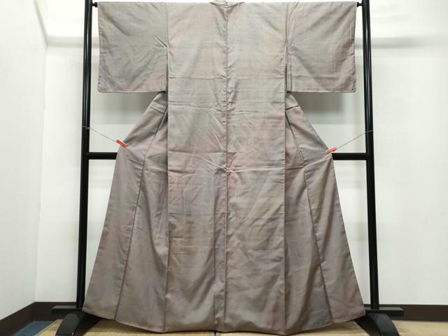 平和屋着物●上質な紬 作家物 霞文 正絹 逸品 CAAW3701vf