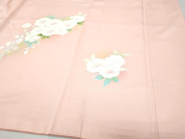 平和屋着物●訪問着 刺繍 草花文 正絹 逸品 CAAW3717vf