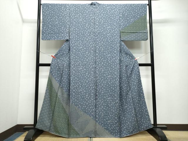 平和屋着物●訪問着 花唐草文 正絹 逸品 CAAW3827vf