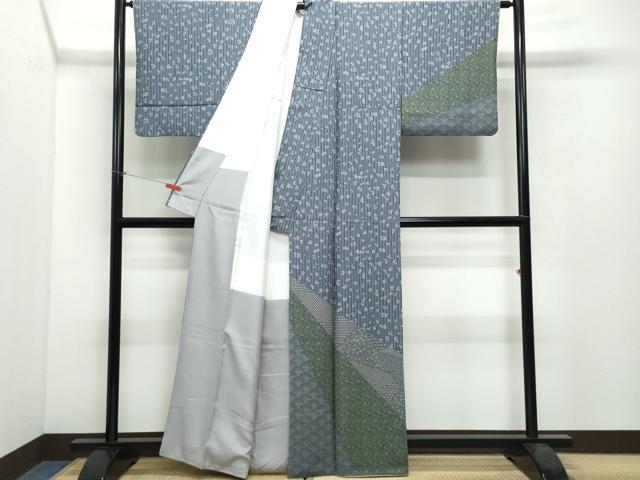 平和屋着物●訪問着 花唐草文 正絹 逸品 CAAW3827vf
