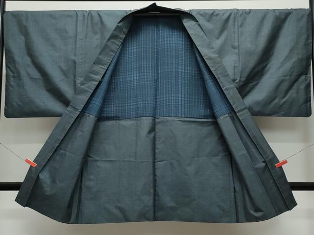 平和屋着物●男性 本場大島紬 アンサンブル 100亀甲 総詰め みなみ紬謹製 証紙付き 正絹 逸品 CAAW3873vf