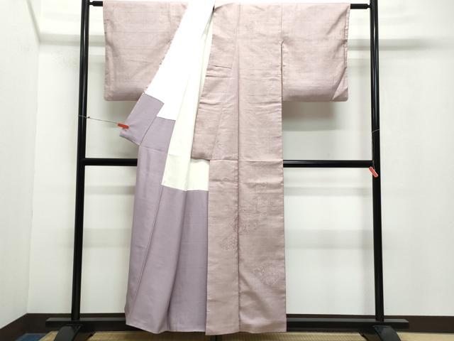 平和屋着物●中国三大刺繍 スワトウ刺繍 総刺繍 訪問着 紬地 吉祥花文 鴇浅葱色 正絹 逸品 CAAW3880vf