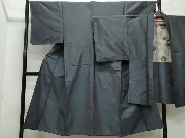 平和屋着物●男性 紬 アンサンブル 吉祥文 正絹 逸品 CAAW3905vf