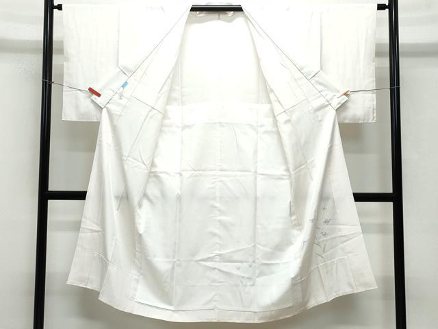 平和屋着物●内嶋さつき 長襦袢 無双仕立て 草花文 正絹 逸品 CAAW3940vf
