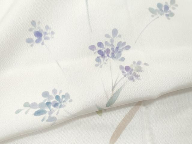 平和屋着物●内嶋さつき 長襦袢 無双仕立て 草花文 正絹 逸品 CAAW3940vf