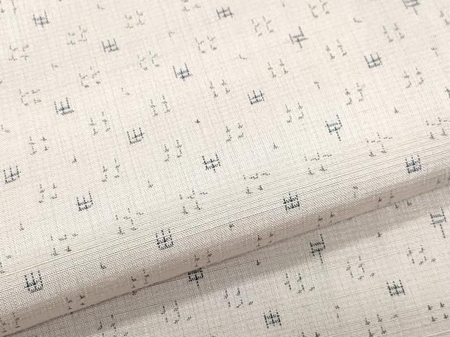 平和屋着物●上質な紬 絣文様 正絹 逸品 CAAW3955vf