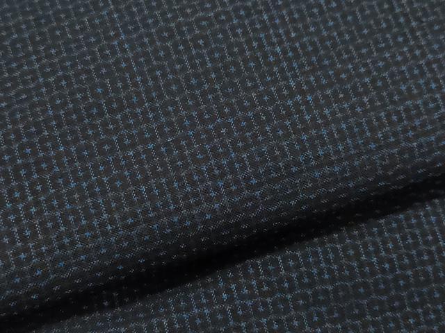 平和屋着物●男性 本場大島紬 アンサンブル 80亀甲 総詰め 正絹 逸品 CAAW3967vf
