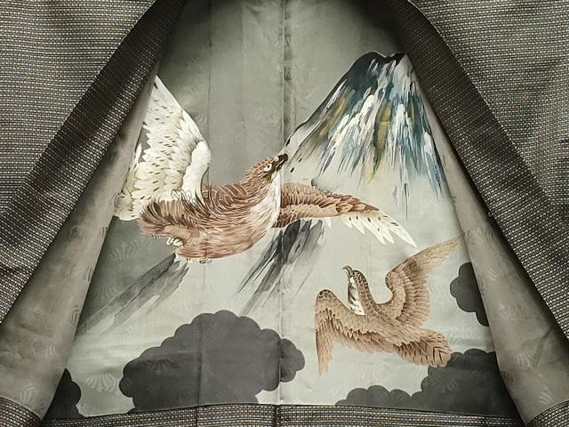 平和屋着物●男性 本場大島紬 アンサンブル 吉祥文 正絹 逸品 CAAW3968vf