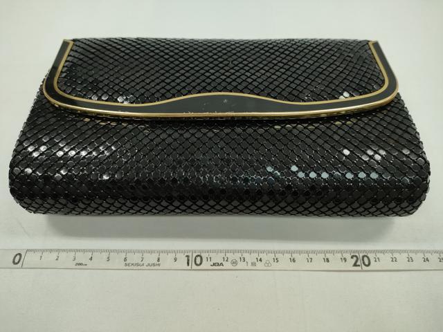 平和屋着物▼和装小物 ファッション小物 チェーンバッグ・ポシェットまとめて3点 ハンドバッグ メッシュ 白 黒 逸品 CAAW4400ju