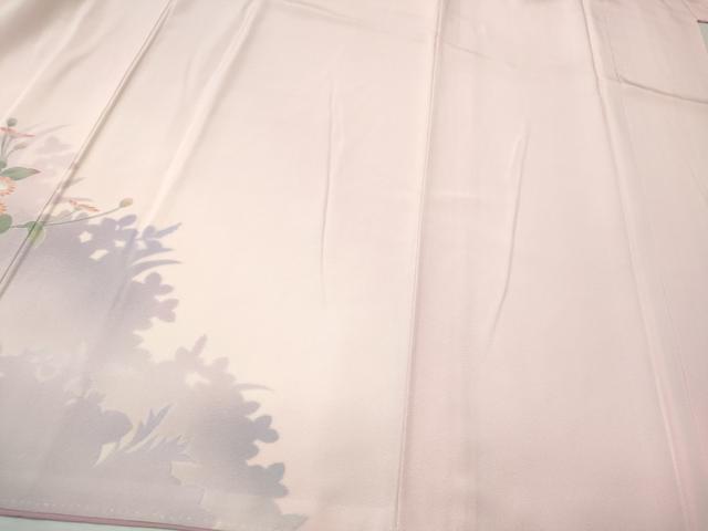 平和屋着物●訪問着 友禅 枝花文 暈し染め 正絹 逸品 CAAW4465hy