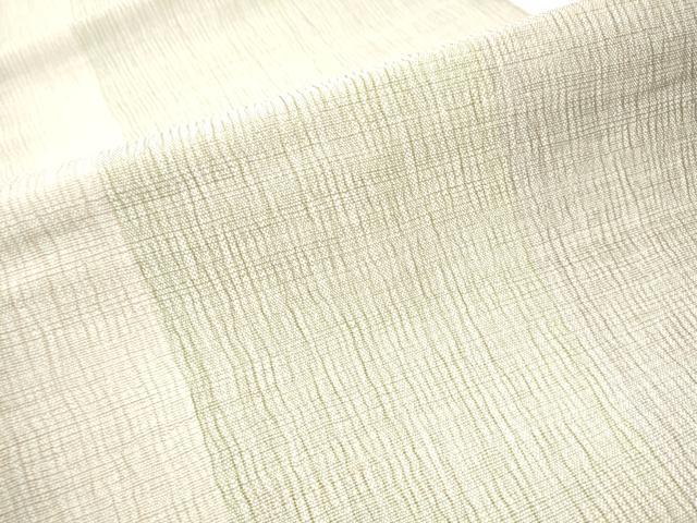平和屋着物▽スリーシーズン 春夏秋 六通柄袋帯 紬地 間道 金通し地 正絹 逸品 CAAW4537hy