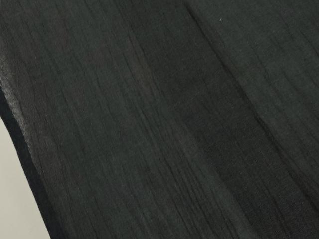 平和屋着物*夏物 男性 小千谷ちぢみ 濃紺地 麻 逸品 未使用 CAAW4865dy
